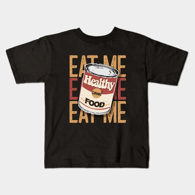 Healthy food Kids T-Shirt by SashaShuba